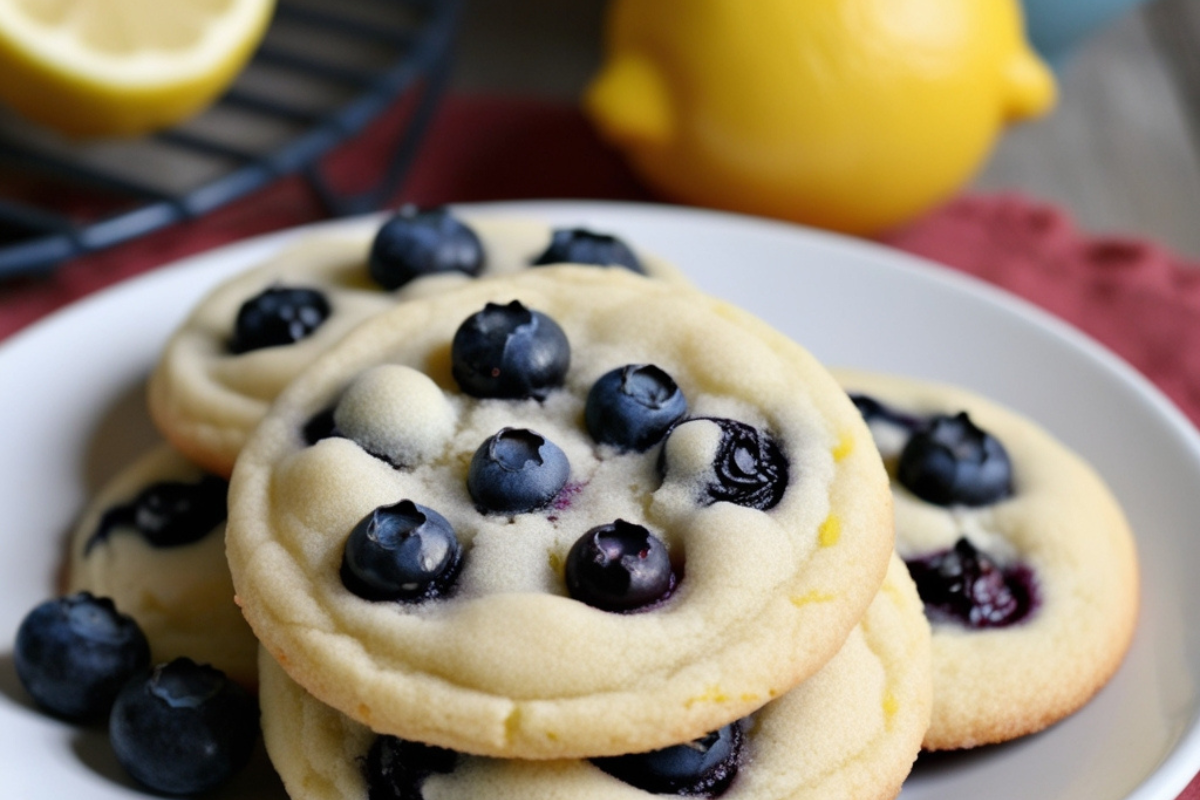 lemon blueberry cookies