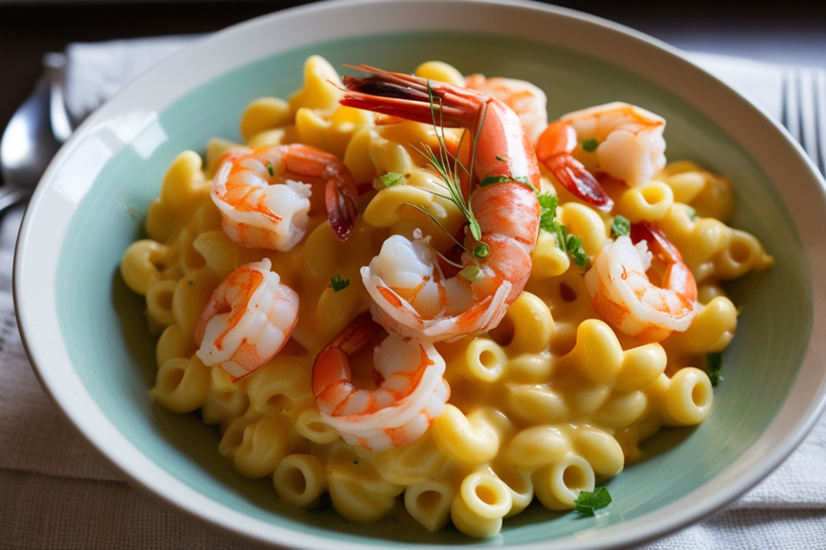 seafood mac and cheese