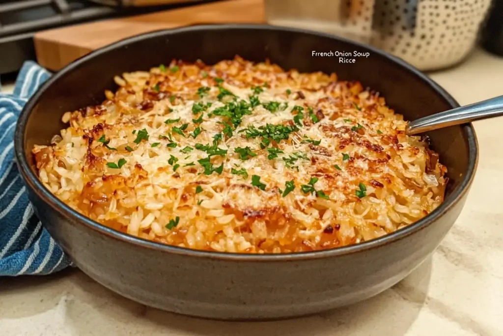 French Onion Soup Rice