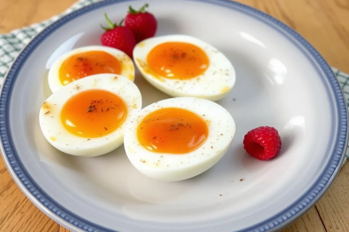 Are jammy eggs safe to eat