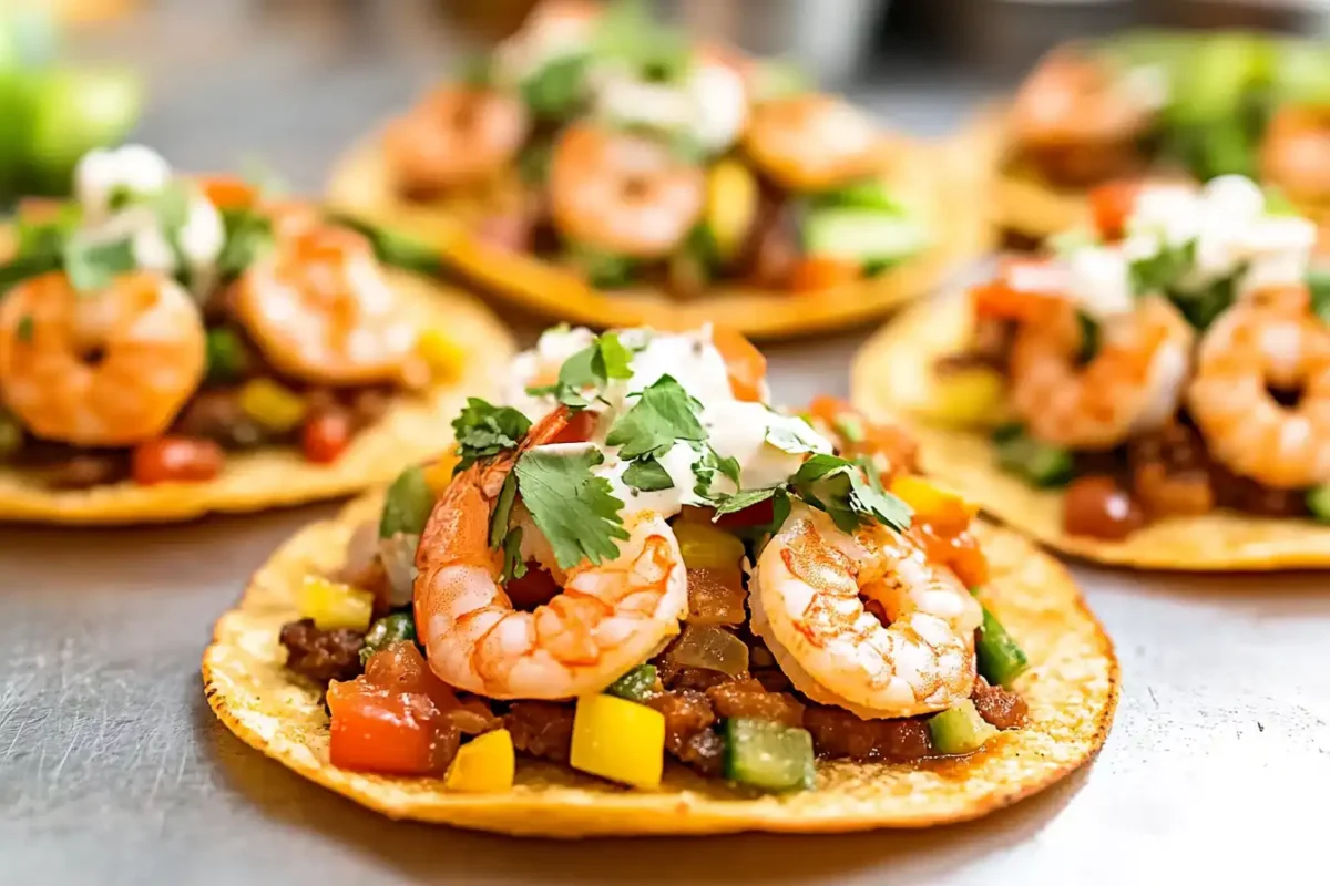 shrimp tostadas