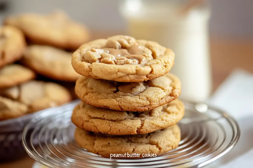 Four Ingredient Peanut Butter Cookies Recipe