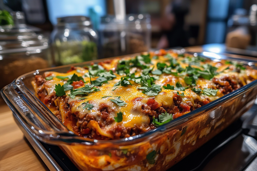 taco lasagna